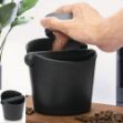 dayanıklı ve yerden tasarruf sağlayan Espresso Knock Box resmi