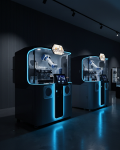 Ticari Kahve Robotu Barista ve Teslimat Robotu resmi